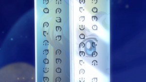 Sailor Moon Crystal Act 12 - Ancient Moon language on the Holy Sword