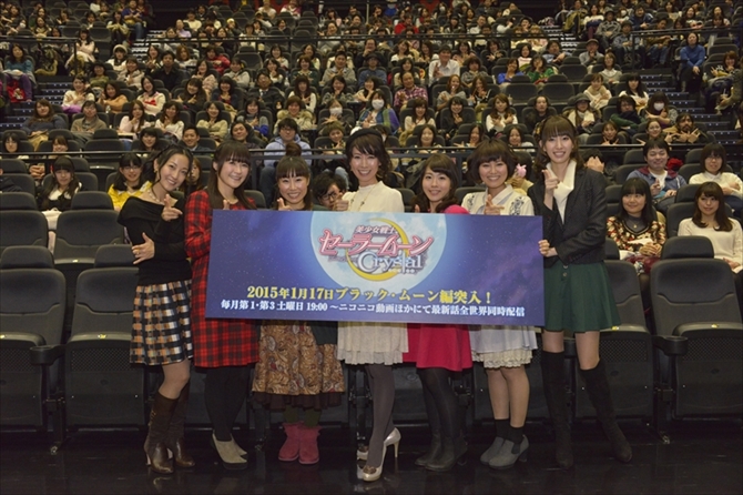 Sailor Moon Crystal event revealing the voice of Chibiusa