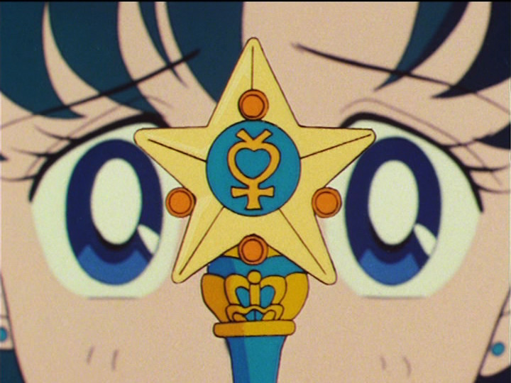 Sailor Moon R episode 62 - Sailor Mercury's new transformation item