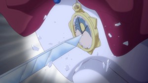 Sailor Moon Crystal Act 13 - Orgel protects Sailor Moon from suicide