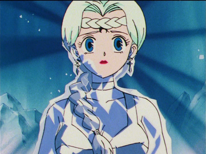 Sailor Moon R episode 71 - Beruche freezing herself