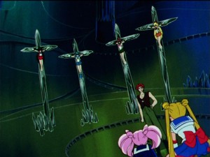 Sailor Moon R episode 74 - Subtle religious imagery