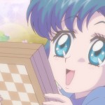 Sailor Moon Crystal Act 16 - Young Ami with a chess board