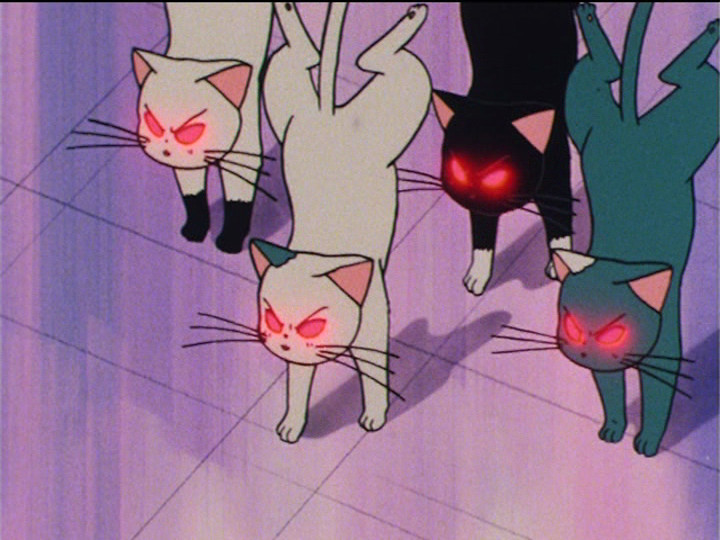 Sailor Moon R episode 79 - Evil cats