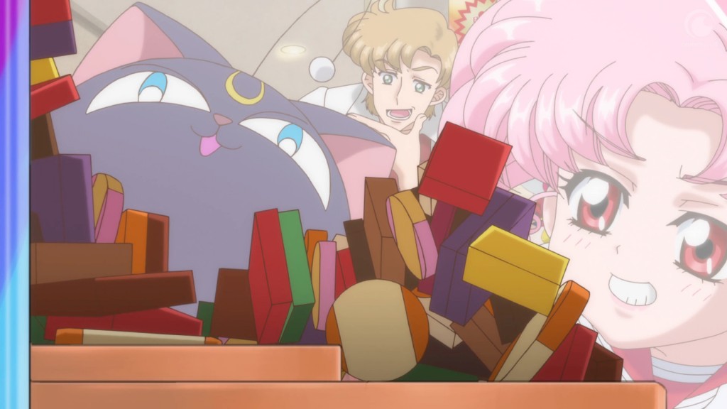 Sailor Moon Crystal Act 17 - Chibiusa cheating at the crane game