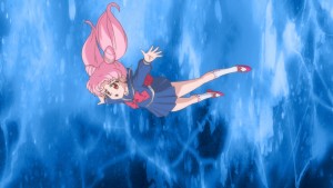Sailor Moon Crystal Act 19 - Chibiusa falling - Blue uniform