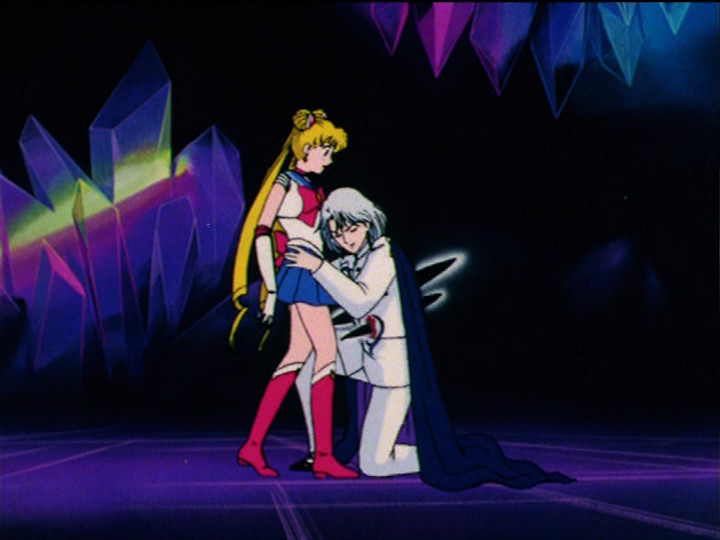 Sailor Moon R episode 87 - Demande sacrificing himself for Sailor Moon