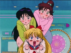 Sailor Moon S episode 92 - Minako learns that Haruka is a woman