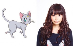 Shoko Nakagawa, the voice of Diana in Sailor Moon Crystal