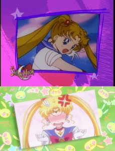 DiC Border vs. Sailor Moon Crystal border