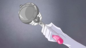 Sailor Moon Crystal Act 19 - Animation mistake - Miscoloured Cutie Moon Rod
