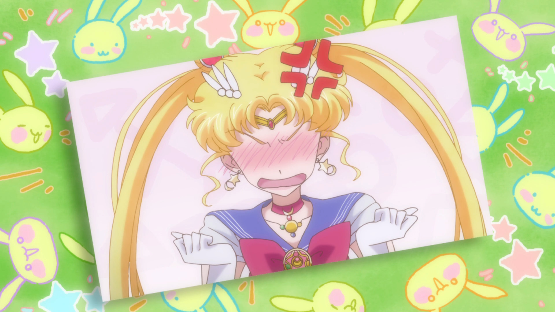 Sailor Moon Crystal Act 19 Usagi Shocked That Chbiusa Is
