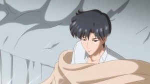 Sailor Moon Crystal Act 20 - Mamoru sleeps on the floor