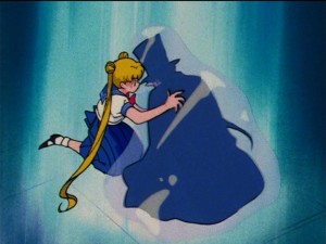 Sailor Moon S episode 101 - Mamoru frozen