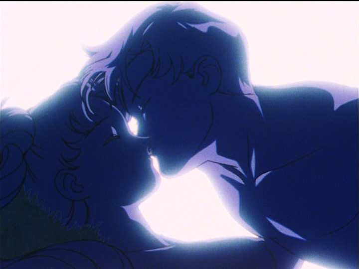 Sailor Moon S episode 94 - Naked Usagi and Mamoru or Adam and Eve
