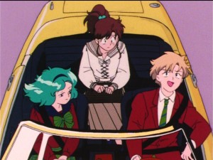 Sailor Moon S episode 96 - Haruka got her license overseas