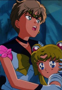 Sailor Moon S episode 98 - Sailor Uranus and Sailor Moon
