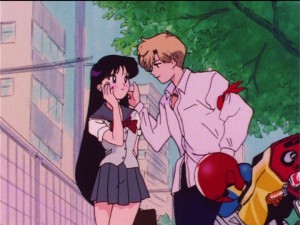 Sailor Moon S episode 99 - Rei crushing on Haruka