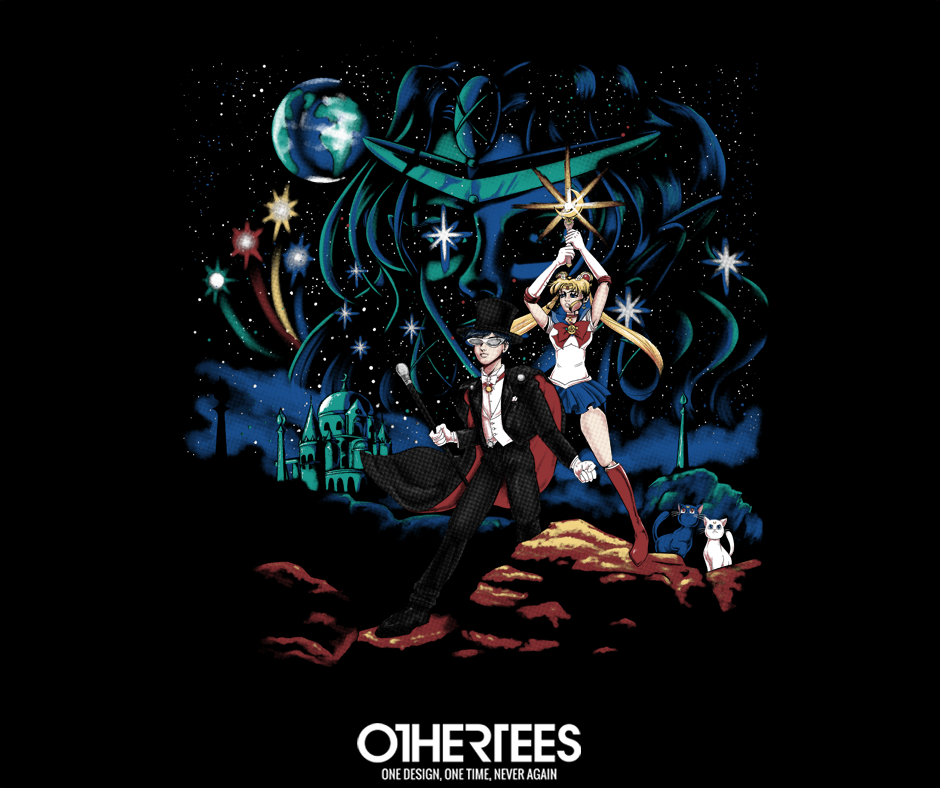 Moon Wars Sailor Moon/Star Wars t-shirt