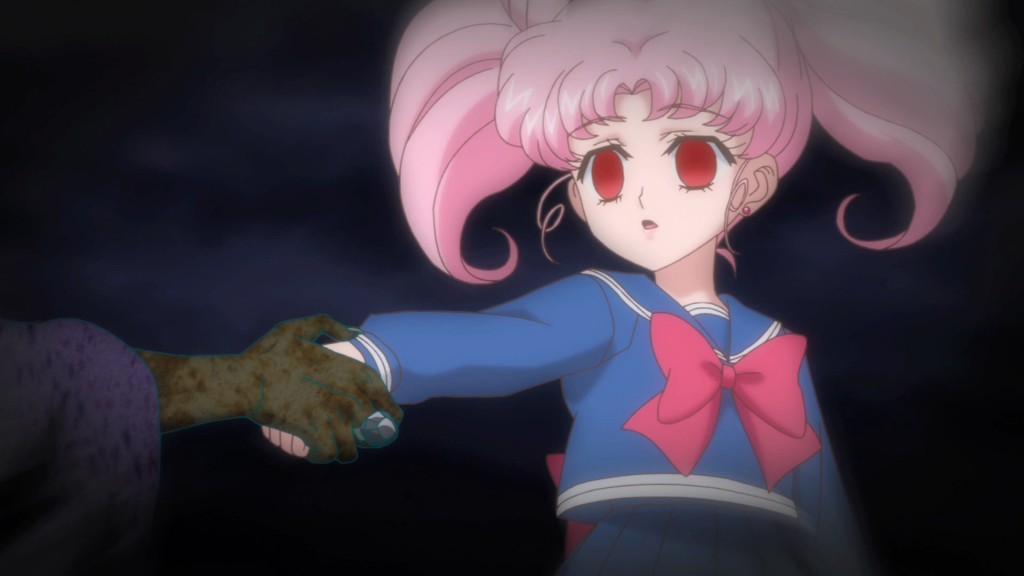 Sailor Moon Crystal Act 22 - Chibiusa takes Wiseman's hand