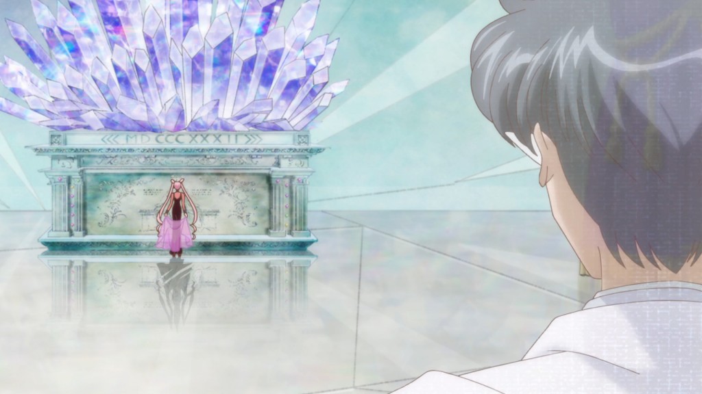 Sailor Moon Crystal Act 23 - King Endymion watching Black Lady