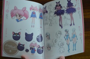 Sailor Moon Crystal Blu-Ray Vol. 8 - Special Booklet - Page 12 & 13 - Character art