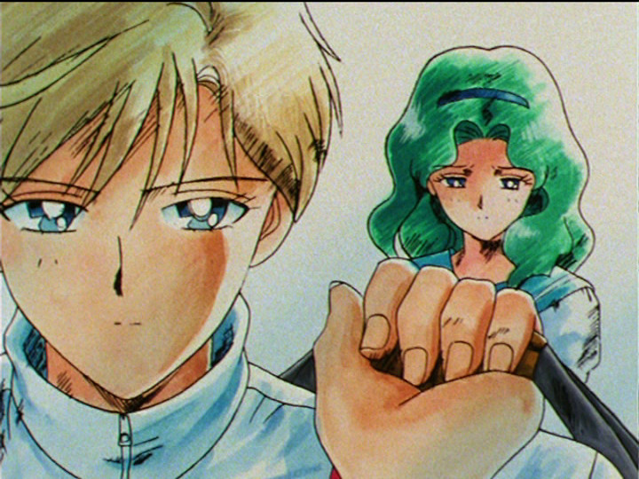 Sailor Moon S episode 106 - Haruka meets Michiru