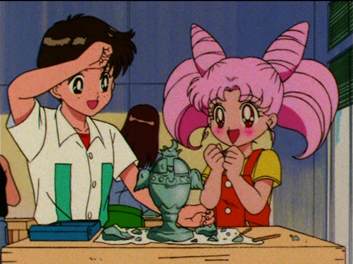 Sailor Moon S episode 107 - Masanori and Chibiusa make the Holy Grail