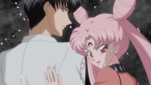 Sailor Moon Crystal Act 23 - Black Lady and a half dressed Mamoru