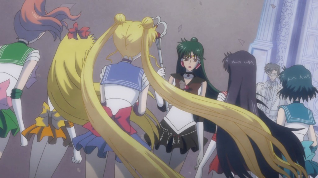 Sailor Moon Crystal Act 23 - Sailor Pluto warns the Sailor Guardians about getting lost in time