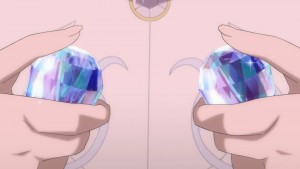 Sailor Moon Crystal Act 24 - Prince Demande attempts to put both Silver Crystals together