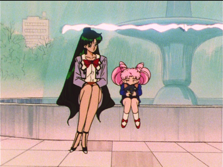 Sailor Moon S episode 115 - Setsuna and Chibiusa