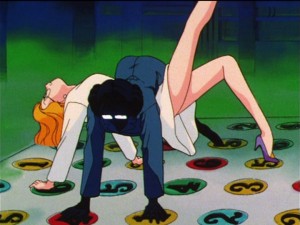 Sailor Moon S episode 117 - Mimete playing Twister