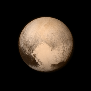 Pluto has a heart on it