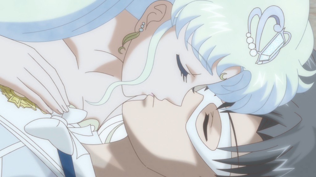 Sailor Moon Crystal Act 26 - Neo Queen Serenity kisses King Endymion