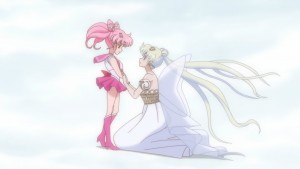 Sailor Moon Crystal Act 26 - Sailor Chibi Moon and Neo Queen Serenity