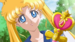 Sailor Moon Crystal Act 26 - Usagi with the Spiral Heart Moon Rod