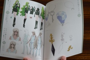 Sailor Moon Crystal Blu-Ray vol. 10 - Special Book - Pages 14 and 15 - Character art for Esmeraude, Chiral and Achiral