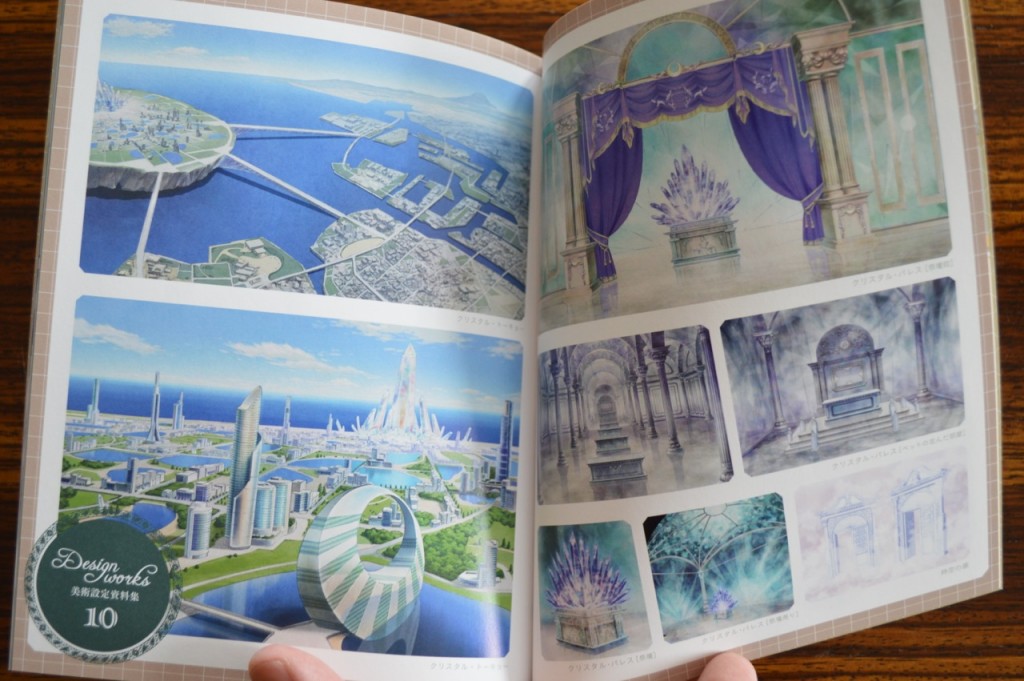 Sailor Moon Crystal Blu-Ray vol. 10 - Special Book - Pages 16 and 17 - Backgrounds