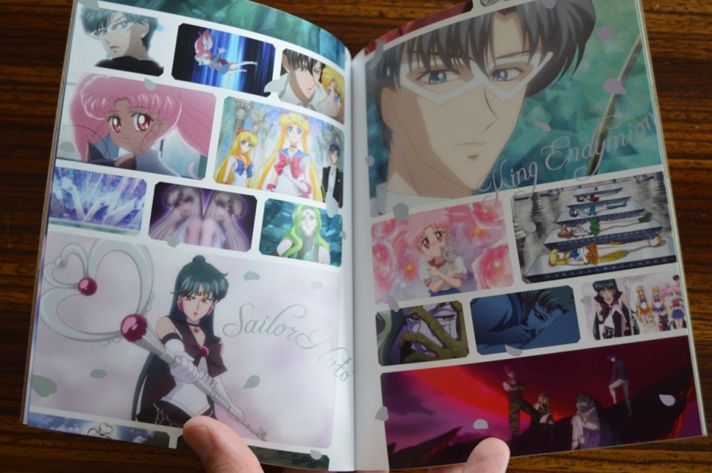 Sailor Moon Crystal Blu-Ray vol. 10 - Special Book - Pages 8 and 9