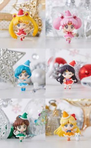 Sailor Moon Petit Chara Christmas figures