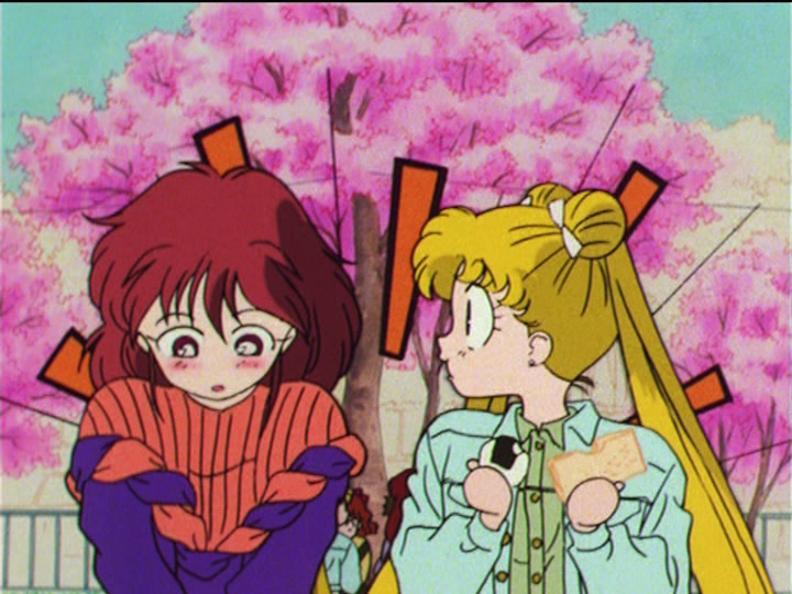 Japanese DVD screenshot - Sailor Moon R episode 51 - Natsumi and Usagi