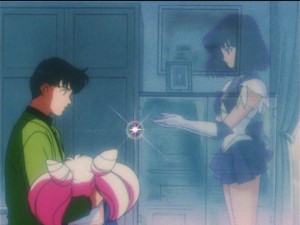 Sailor Moon S episode 125 - Sailor Saturn returns Chibiusa's Pure Heart