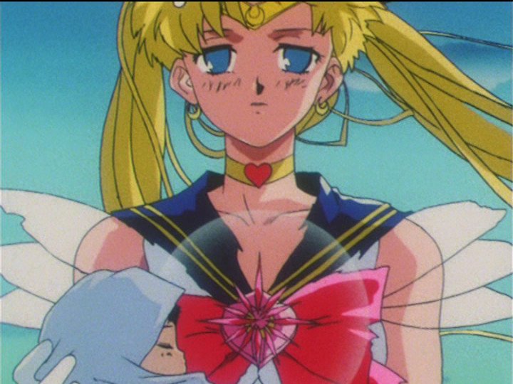 Sailor Moon S episode 125 - Super Sailor Moon and Baby Hotaru