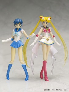 Super Sailor Mercury and Super Sailor Moon S. H. Figuarts