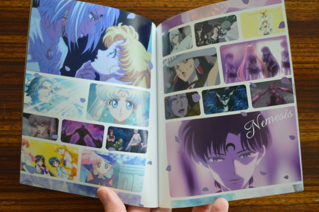 Sailor Moon Crystal Blu-Ray vol. 11 - Special Booklet - Pages 8 and 9 - Screenshots