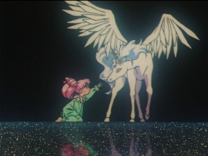 Sailor Moon SuperS episode 128 - Chibiusa and Pegasus