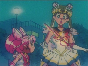 Sailor Moon SuperS episode 128 - Super Sailor Chibi Moon, Super Sailor Moon and the Kaleidomoon Scope