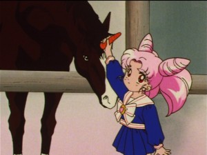 Sailor Moon SuperS episode 129 - Chibiusa describes Pegasus