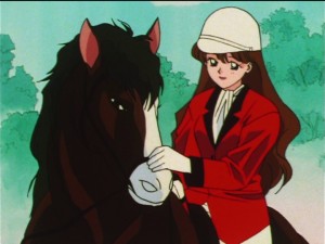 Sailor Moon SuperS episode 129 - Reika and her horse